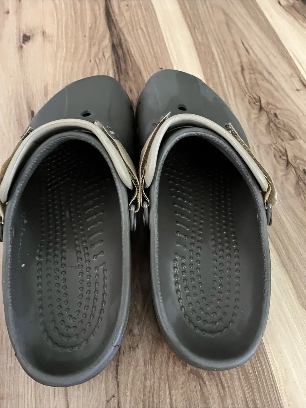 Crocs ACE Boating Boat Clogs Mens Size 11 Green Comfort Casual Shoes